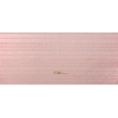 Famous Australian Designer Dusty Rose Striped Polyester Burnout Woven Full