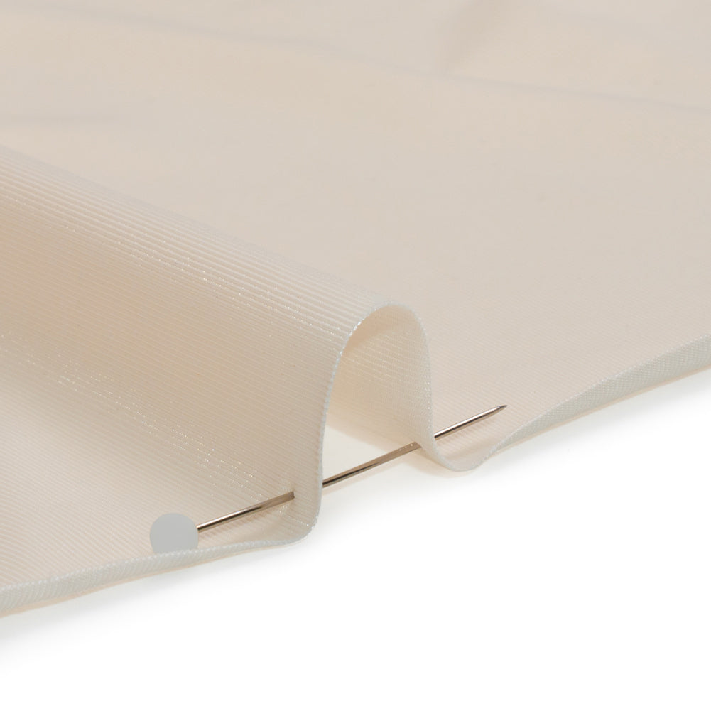 Famous Australian Designer Cream Stretch Polyester Jersey Detail