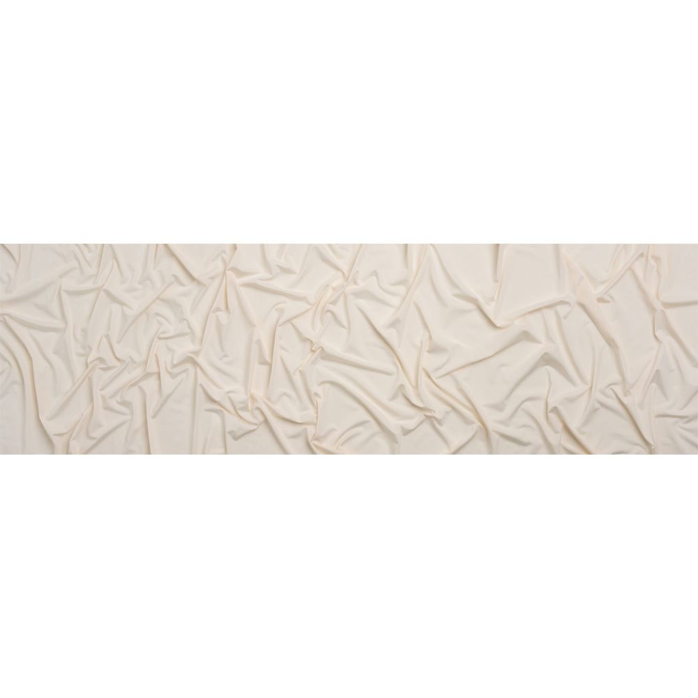 Famous Australian Designer Cream Stretch Polyester Jersey Full