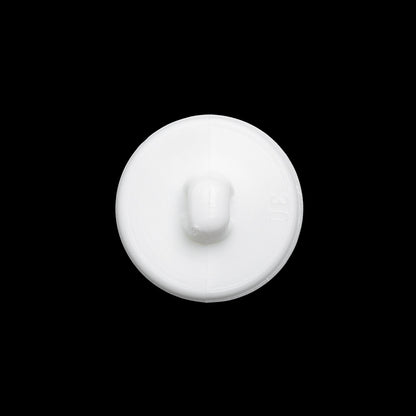 Plastic Shank Back Button - White Faux Gems and Latticework - 30L/19mm