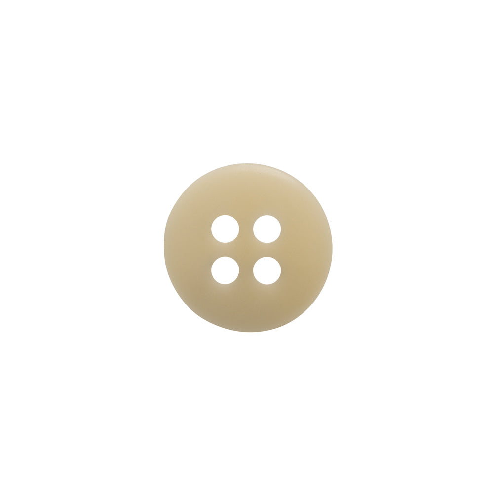 Bone 4-Hole Button - 20L/12.5mm - Off White Narrow Rim - Detail