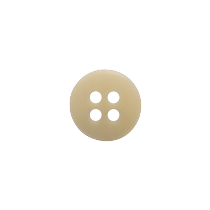 Bone 4-Hole Button - 20L/12.5mm - Off White Narrow Rim