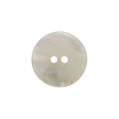 Plastic 2-Hole Button - 32L/20mm - Translucent White Swirl