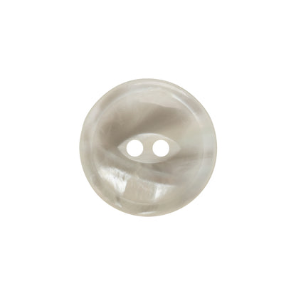 Plastic 2-Hole Button - 32L/20mm - Translucent White Swirl