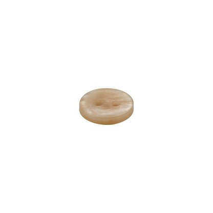 Plastic 2-Hole Button - 16L/10mm - Shimmering Cream