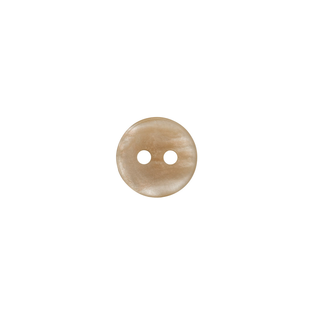Plastic 2-Hole Button - 16L/10mm - Shimmering Cream