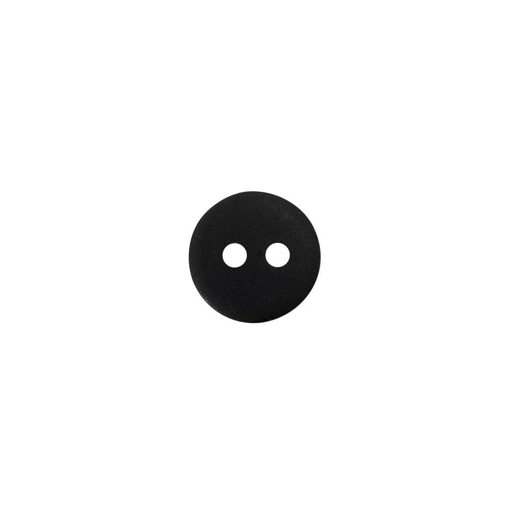 Plastic 2-Hole Button - 16L/10mm - Shimmering Charcoal - Detail