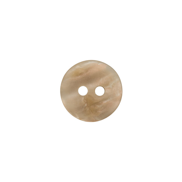 Plastic 2-Hole Button - 20L/12.5mm - Shimmering Cream