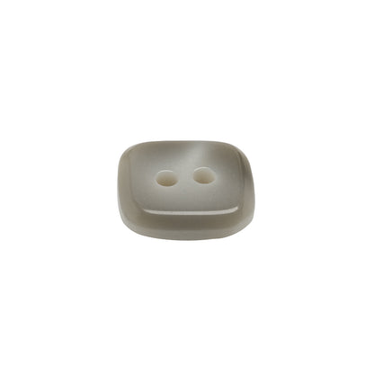 Square Plastic 2-Hole Button - 24L/15mm - Gray Ombre