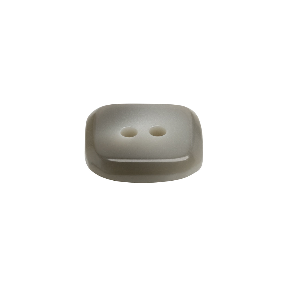 Square Plastic 2-Hole Button - 28L/18mm - Gray Ombre - Folded
