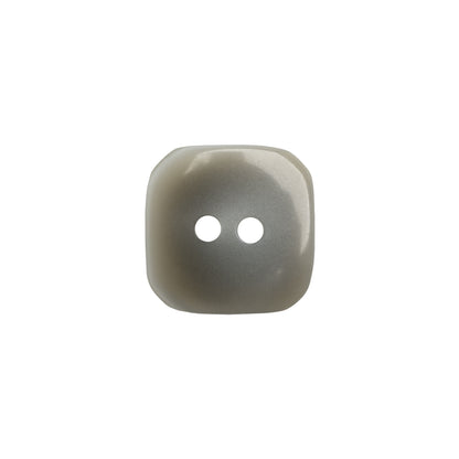 Square Plastic 2-Hole Button - 28L/18mm - Gray Ombre