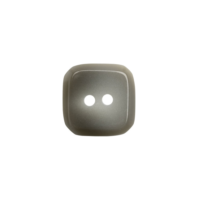Square Plastic 2-Hole Button - 28L/18mm - Gray Ombre
