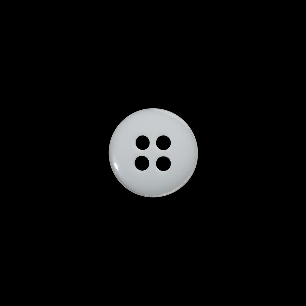 Plastic 4-Hole Button - 18L/11.5mm - Luminous White - Detail