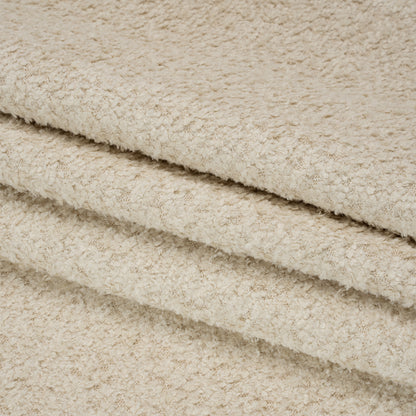 Crypton Linen Stain Resistant Plush Upholstery Boucle Folded