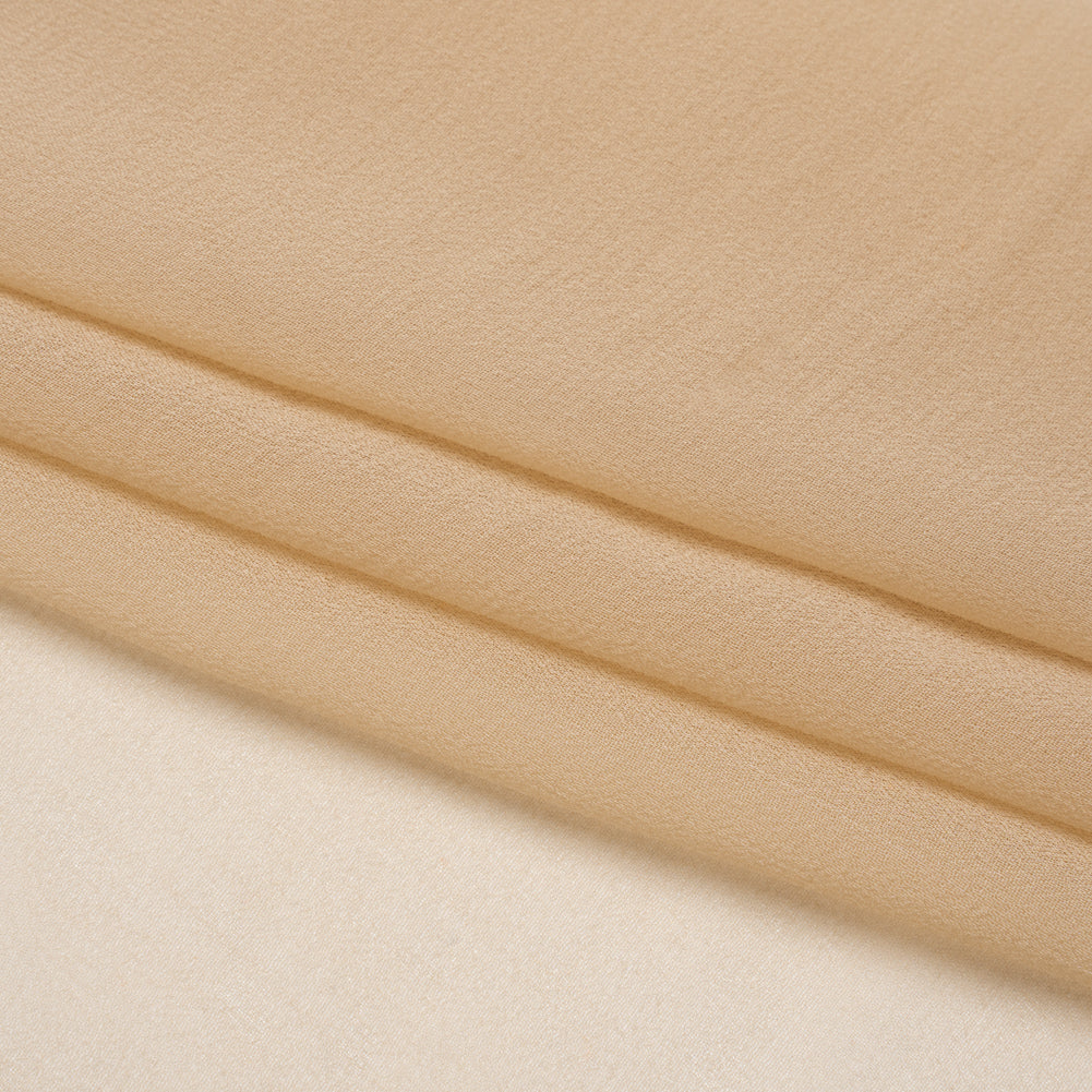 Famous Australian Designer Beige Silk Georgette Folded