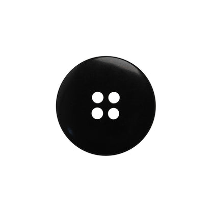 Plastic 4-Hole Button - 32L/20mm - Black Saucer