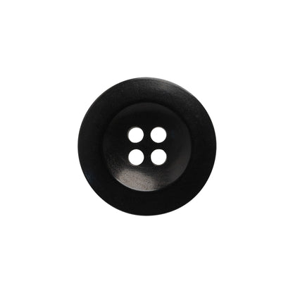 Plastic 4-Hole Button - 32L/20mm - Black Saucer