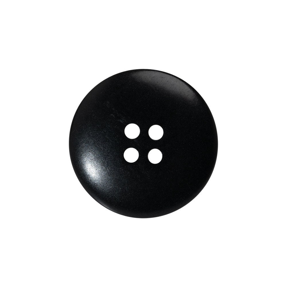 Plastic 4-Hole Button - 35L/22mm - Classic Black - Detail