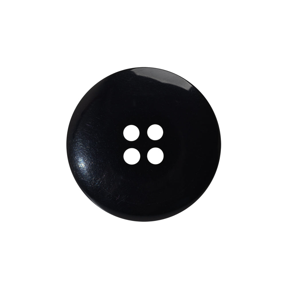 Plastic 4-Hole Button - 36L/23mm - Midnight Ink Well - Detail