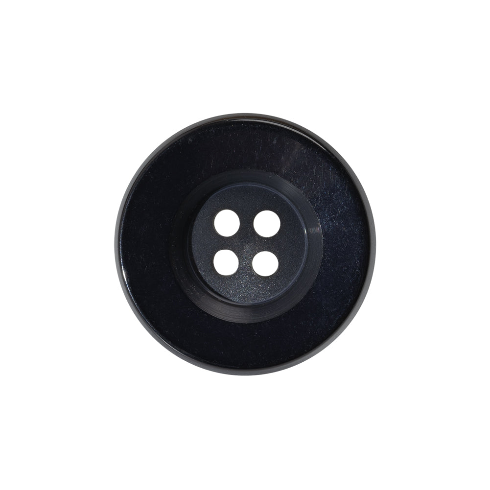 Plastic 4-Hole Button - 36L/23mm - Midnight Ink Well