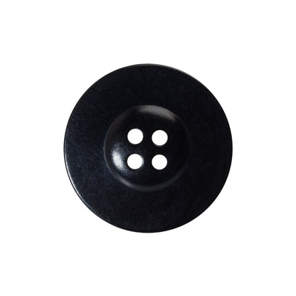 Plastic 4-Hole Button - 38L/24mm - Midnight Designer Logo Rim