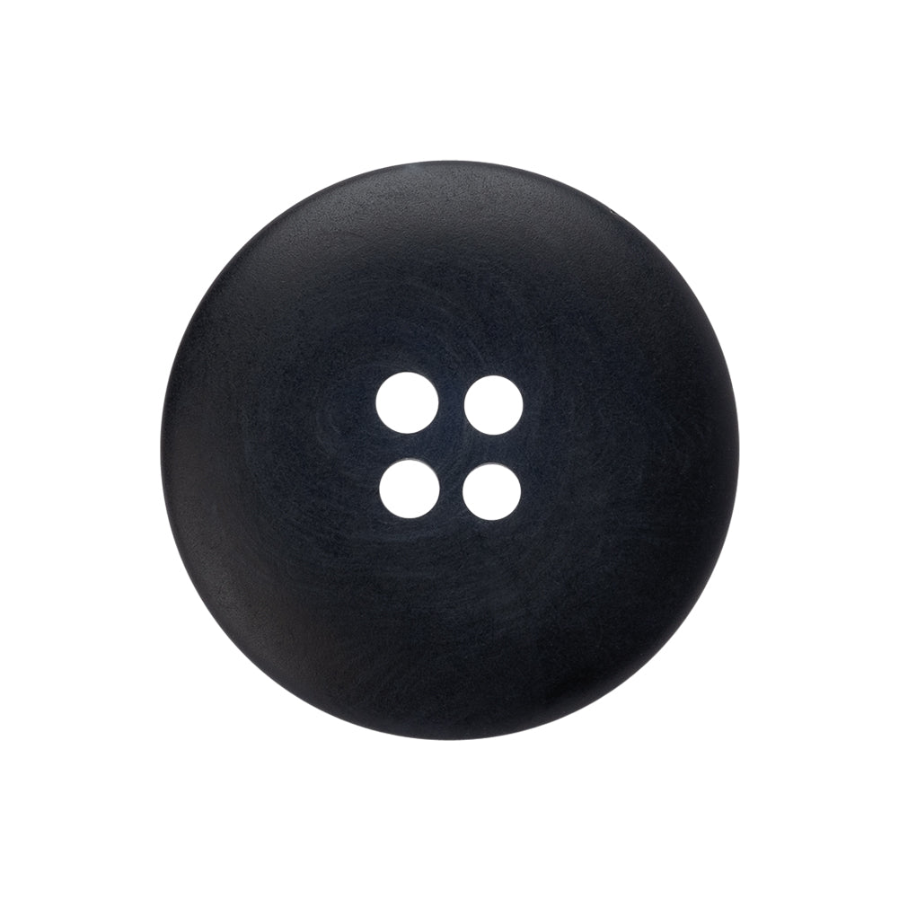 Plastic 4-Hole Button - 40L/25.5mm - Midnight Navy - Detail