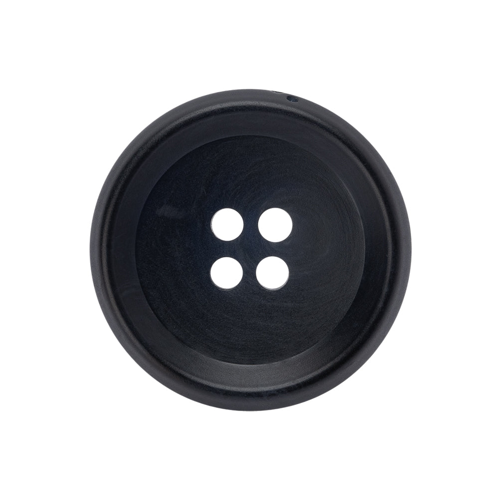 Plastic 4-Hole Button - 40L/25.5mm - Midnight Navy