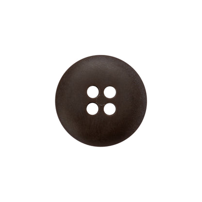Plastic 4-Hole Button - 30L/19mm - Taupe Rolled Rim