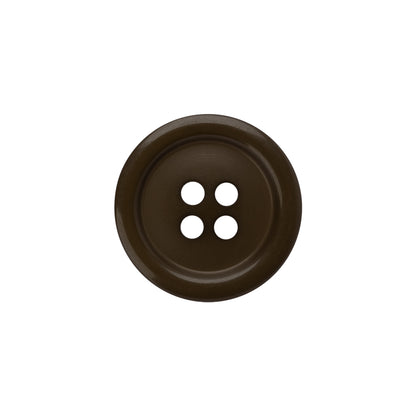 Plastic 4-Hole Button - 30L/19mm - Classic Brown