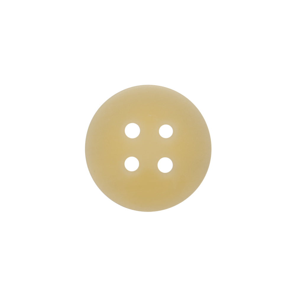 Plastic 4-Hole Button - 28L/18mm - Beige and Gray Striated - Detail