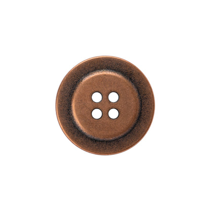 Metal 4-Hole Button - 32L/20mm - Copper