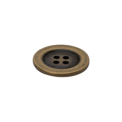 Metal 4-Hole Button - 32L/20mm - Gold