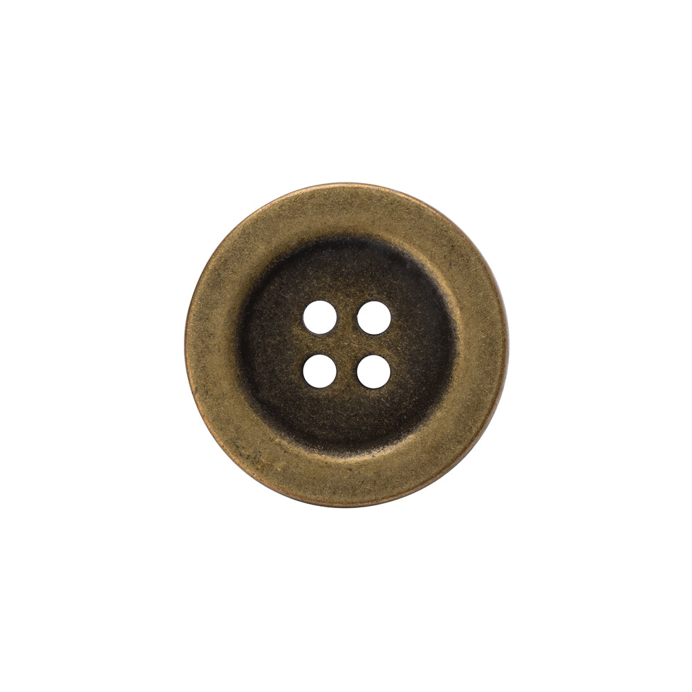 Metal 4-Hole Button - 32L/20mm - Gold