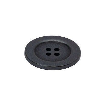 Metal 4-Hole Button - 36L/23mm - Pewter
