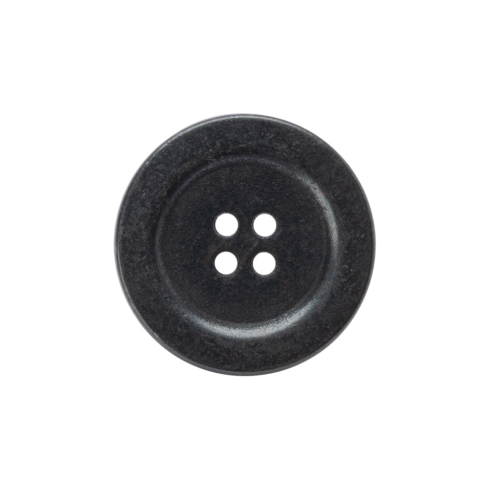 Metal 4-Hole Button - 36L/23mm - Pewter