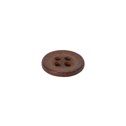 Metal 4-Hole Button - 20L/12.5mm - Matte Copper