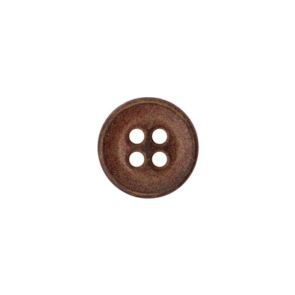 Metal 4-Hole Button - 20L/12.5mm - Matte Copper