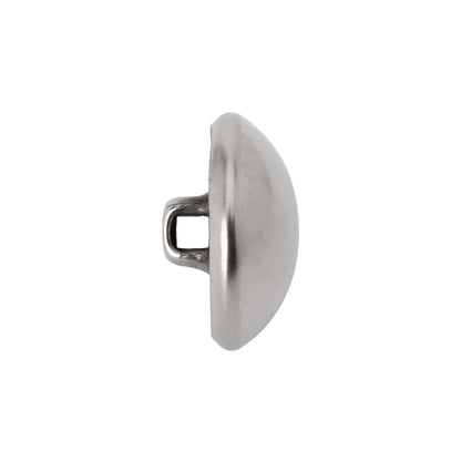 Metal Shank Back Button - 30L/19mm - Domed Silver