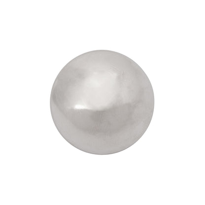 Metal Shank Back Button - 30L/19mm - Domed Silver