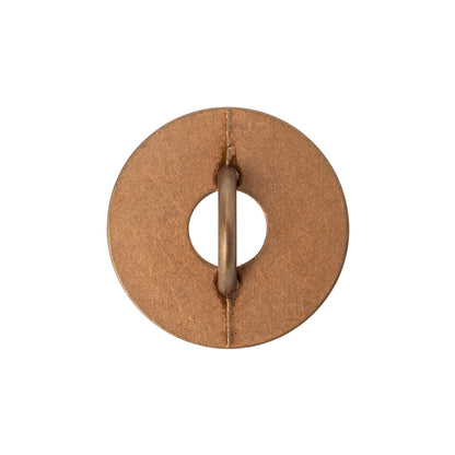 Metal Shank Back Button - 36L/23mm - Copper Ring