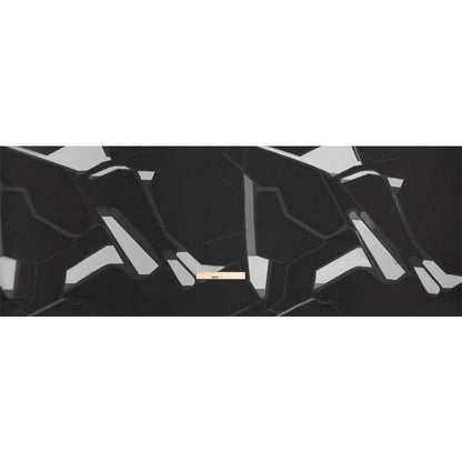 Black Abstract Luxury Burnout Brocade