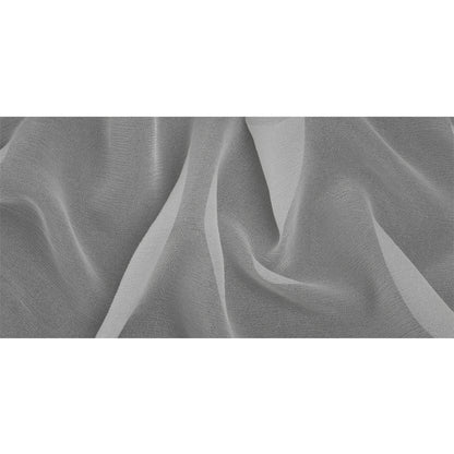 White Bubbly Crinkled Organza Brocade