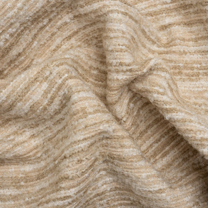 Mineral Ribbed Striated Upholstery Boucle