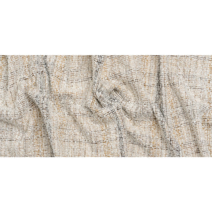 Snow, Brown and Gray Mottled Upholstery Boucle Full