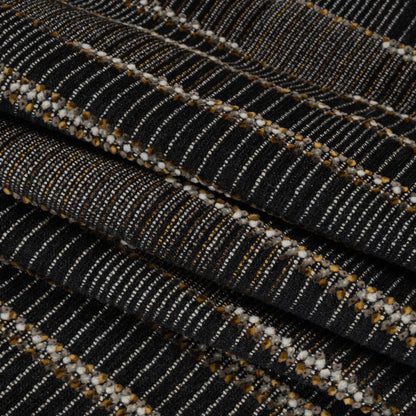 Mudstone Stripes and Ladders Chenille Woven Folded