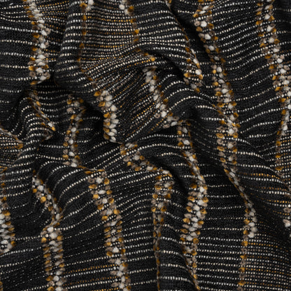 Mudstone Stripes and Ladders Chenille Woven