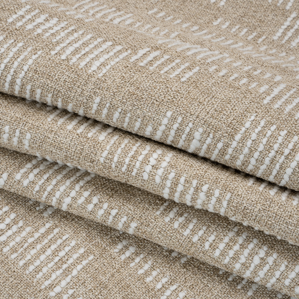 Cloud Slubbed Lines Upholstery Woven Folded