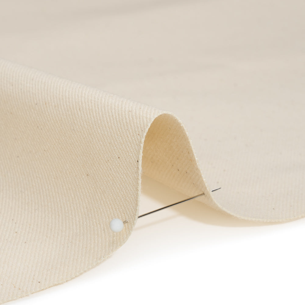 Greige Stretch Cotton Denim - 11oz Detail