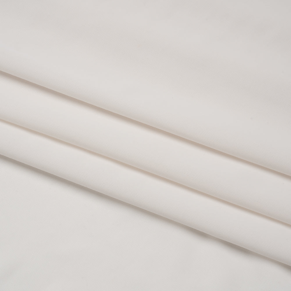 Famous Australian Designer Egret Stretch Polyester Jersey Folded