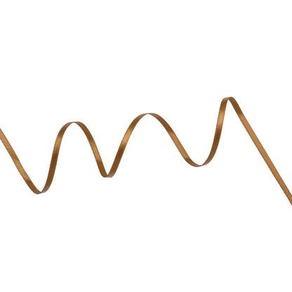 Satin Ribbon Double Faced - 0.125" - Brown